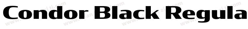 Condor Black Regular字体转换